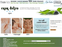 Tablet Screenshot of casadolcespa.com